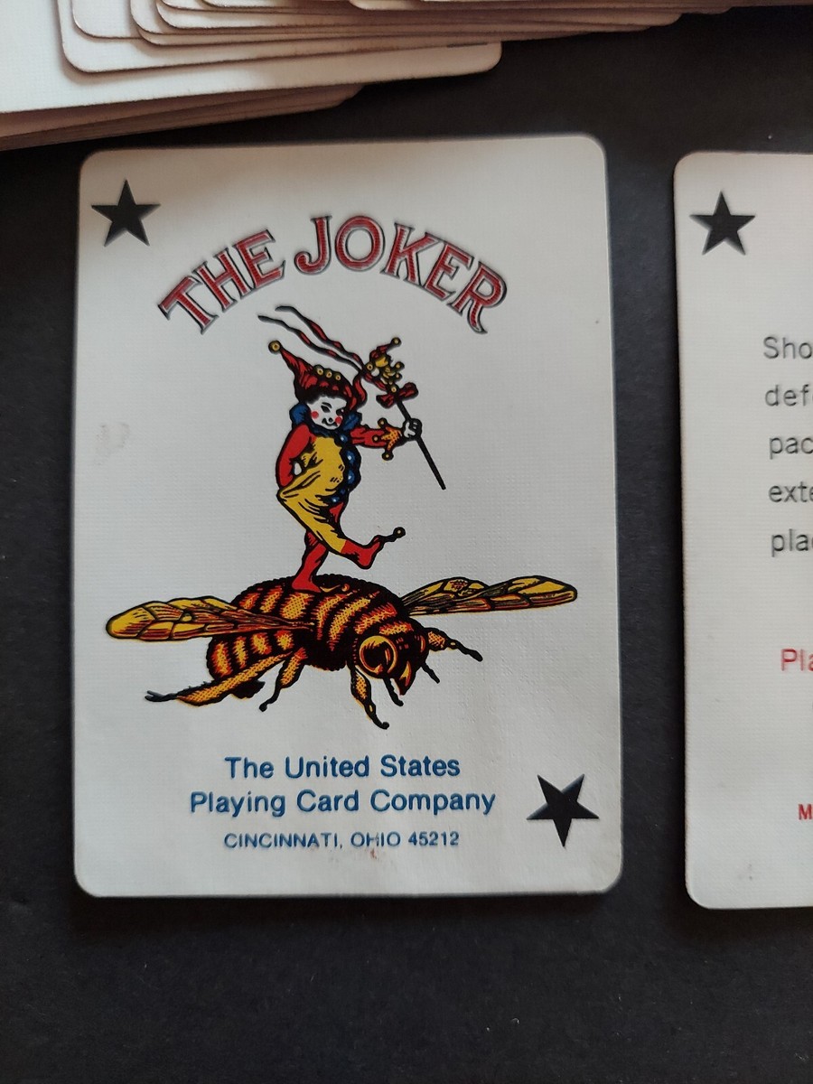 Vintage Bee Playing Cards No 92 - Diamond Back Club Special Red | eBay