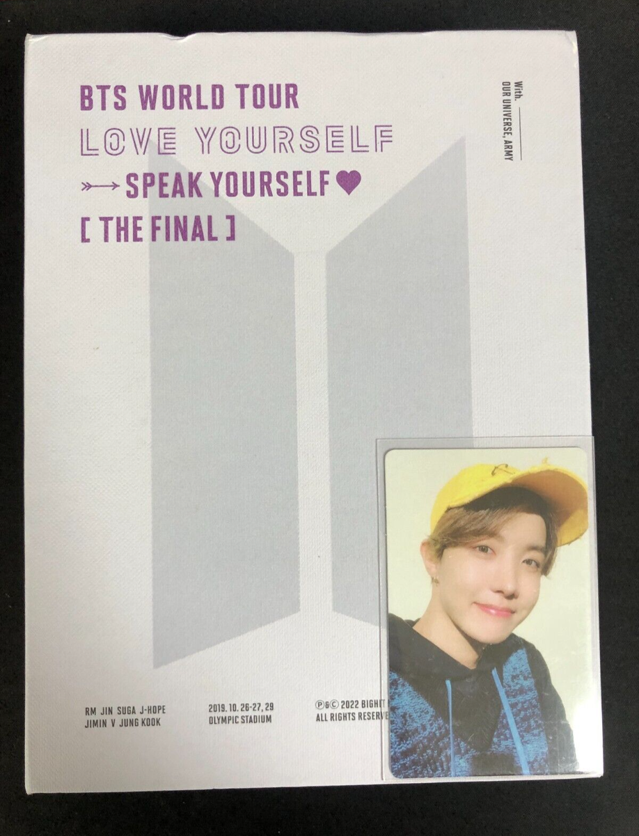 BTS World Tour Love Yourself:Speak Yourself THE FINAL SEOUL DVD J