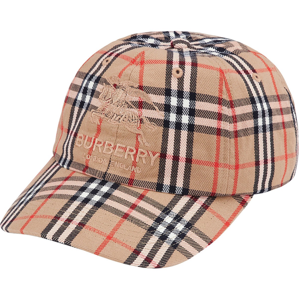 Supreme x Burberry Denim 6-Panel Cap SS22 (SS22H25) One Size | eBay
