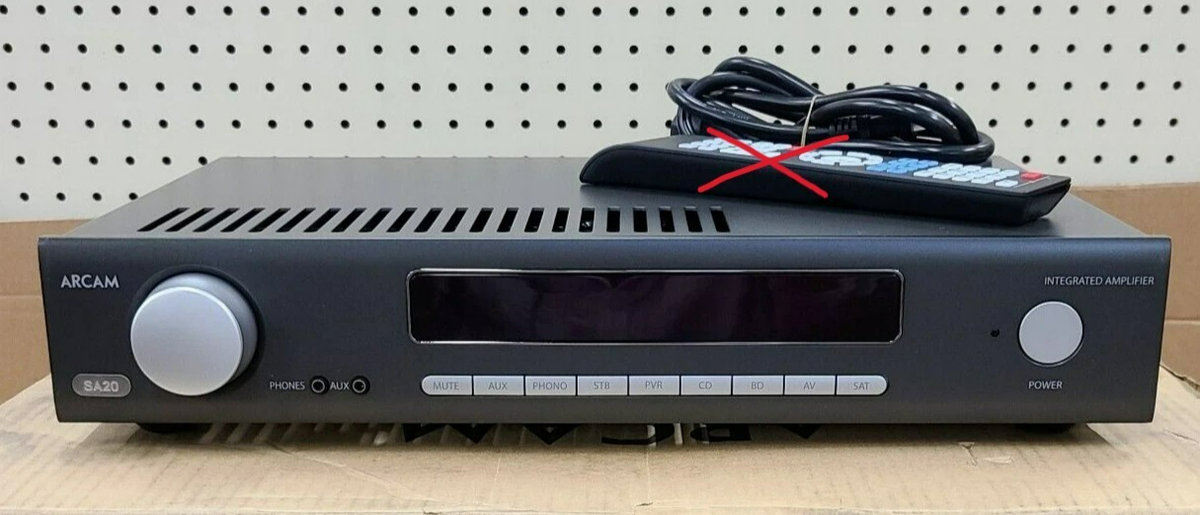 Arcam - SA20 300W Class G 2.0-Ch. Integrated Amplifier - Gray