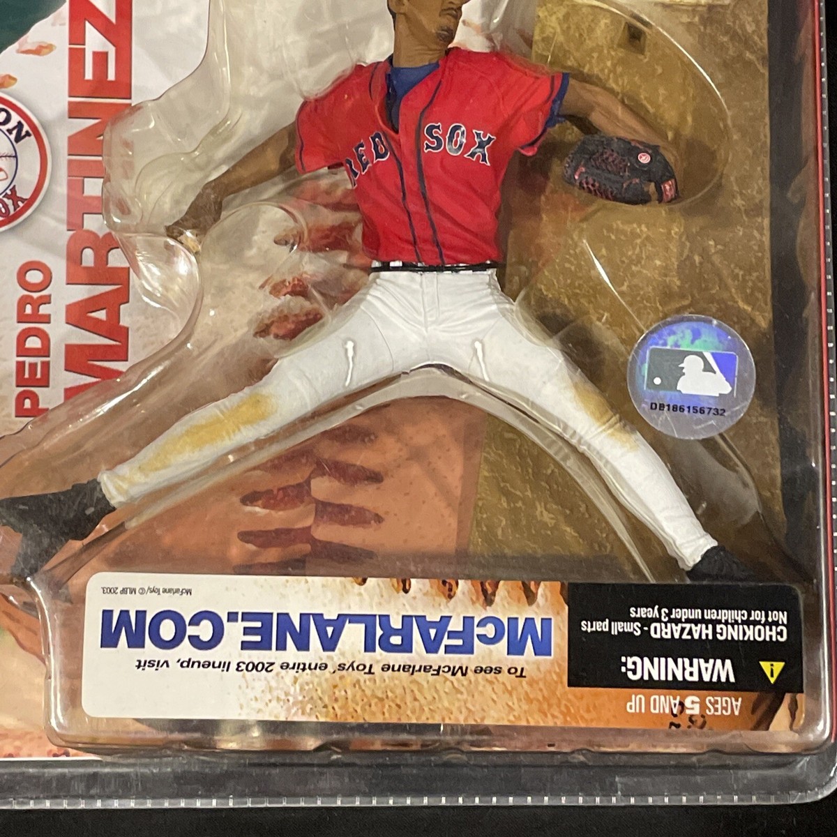 McFarlane Pedro Martinez Rare Error Box Action Figure Boston Red