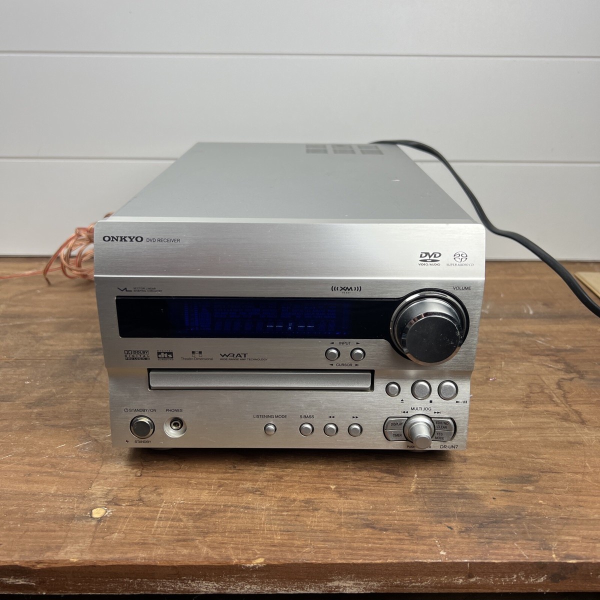 ONKYO DR-UN7 5.1 Channel AM/FM/XM Micro-Receiver + SACD / DVD