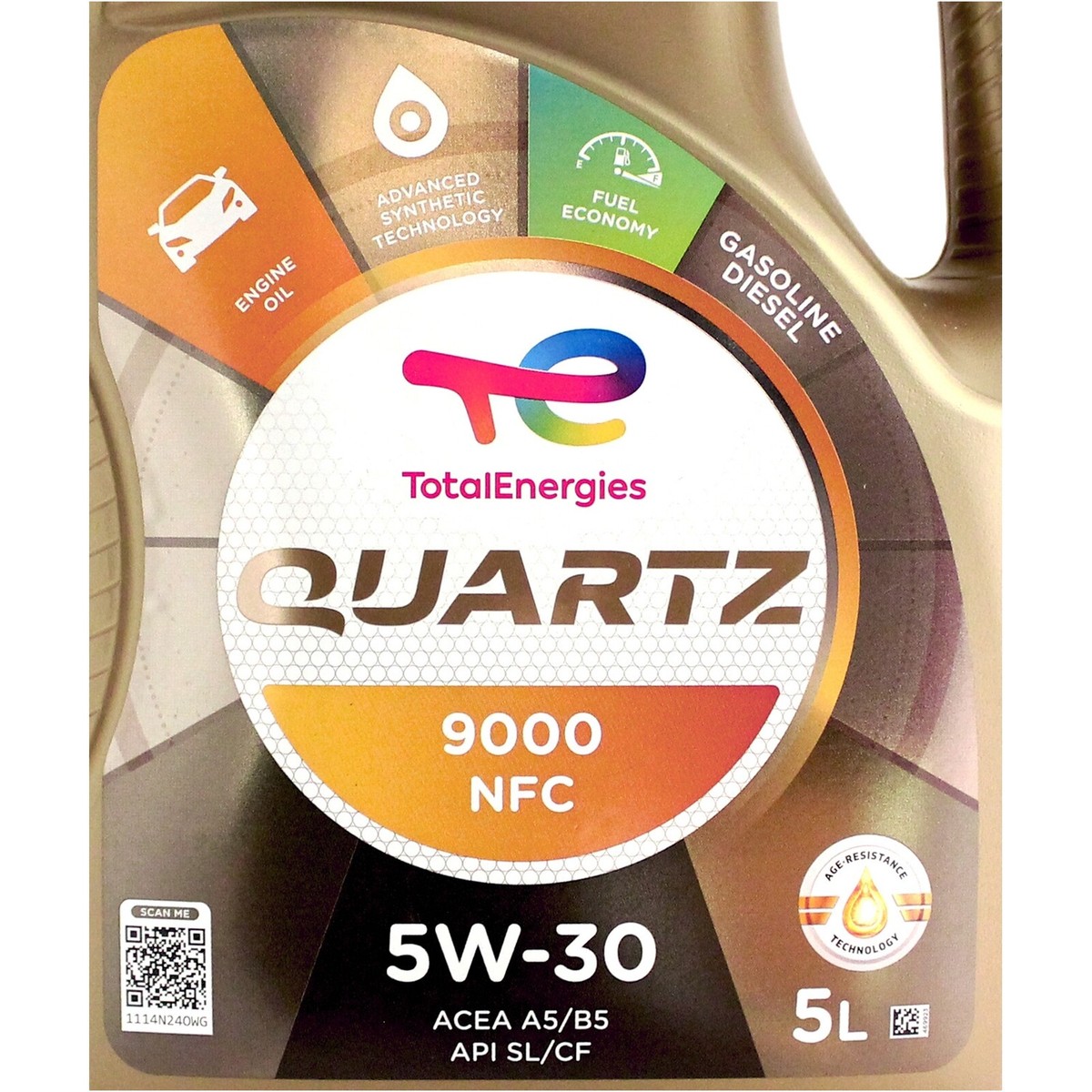 Total Quartz 9000 NFC 5W-30 Synthetic Engine Oil Ford Jaguar Land