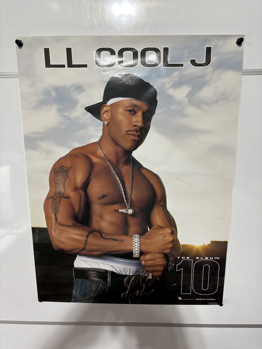 Poster: LL Cool J (2002): 10 The Album: original CD LP promo