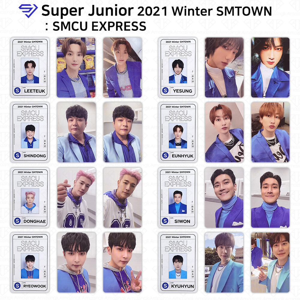 Super Junior 2021 Winter SMTOWN SMCU Express Official Photocard