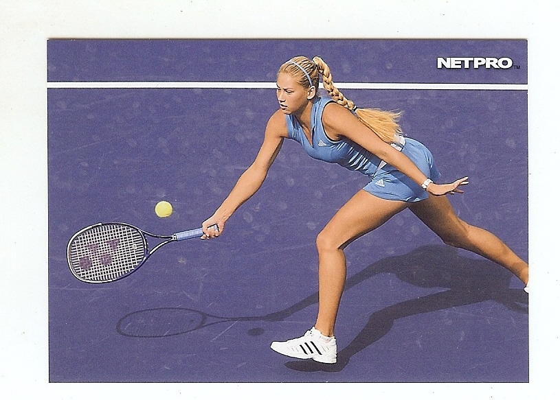 8) ANNA KOURNIKOVA 2003 NetPro PHOTO CARD #4 Tennis ROOKIE Card RC