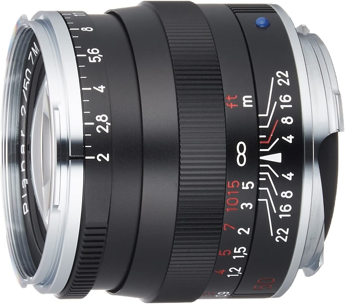 Carl Zeiss Planar T* 50mm F2 ZM for Leica M System Lens Black