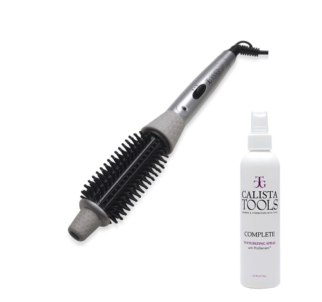 Calista Tools Perfecter Heated Ceramic Round Brush & Texture Spray