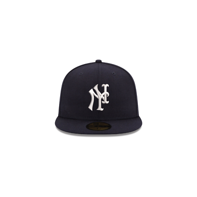 New York Yankees Mets Split Logo World Series New Era 59FIFTY