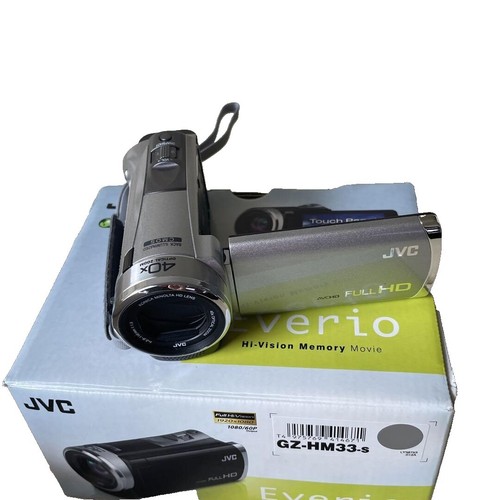Victor Jvc Everio GZ-MG330 Video Camera Handycam Silver Excellent