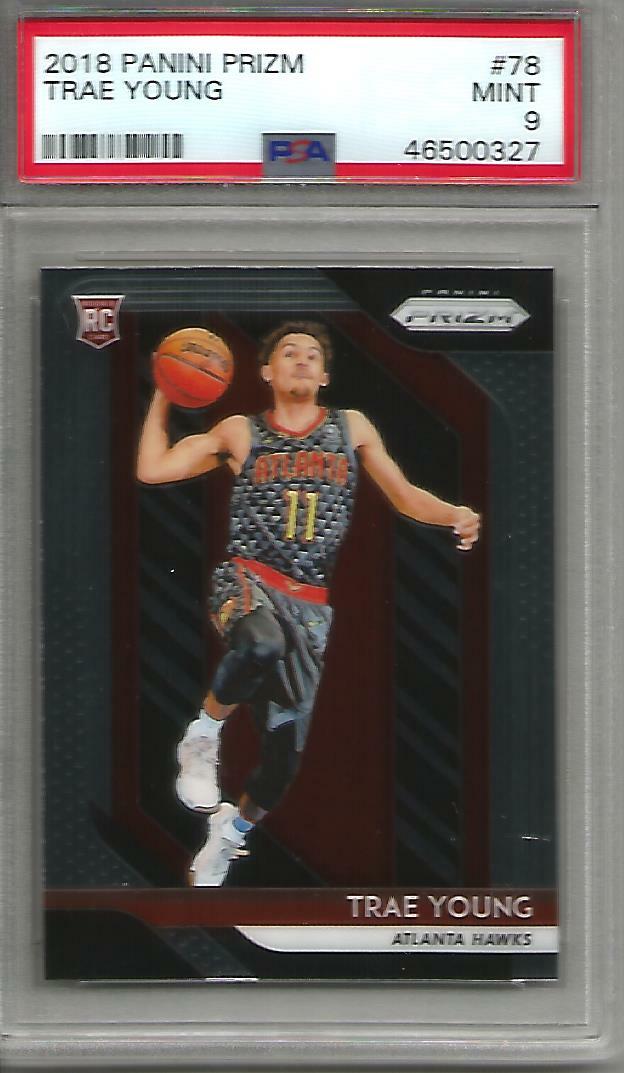 Trae Young 18/19 Panini Prizm Rookie (#78) PSA 9 Mint | eBay