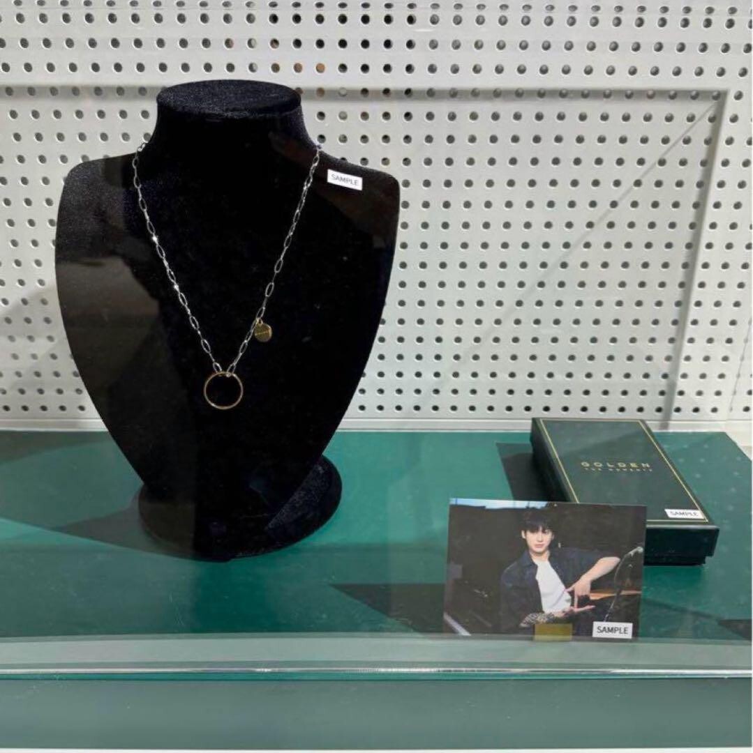 BTS JUNGKOOK Golden Necklace The Moments Seoul Exhibition LTD