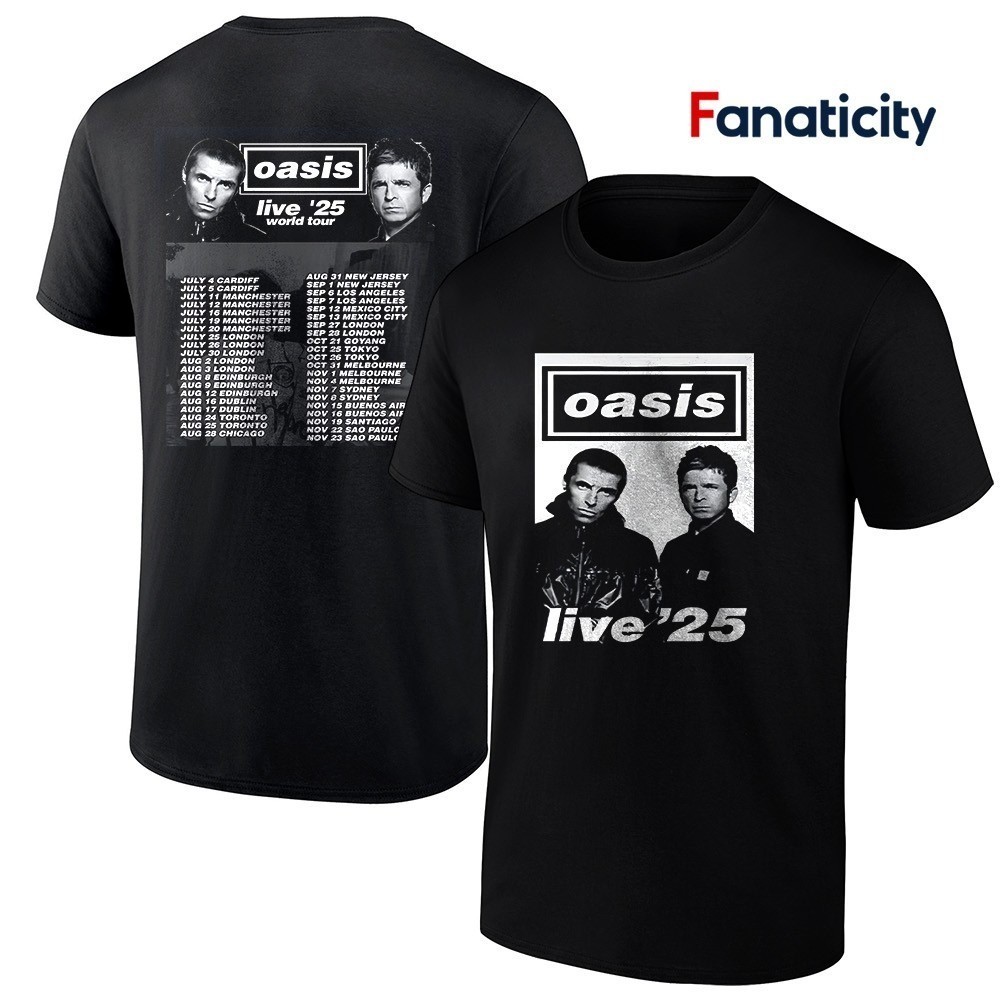 oasis live'25 Tシャツ Mサイズ Tシャツ オアシス ライブ'25 【日本