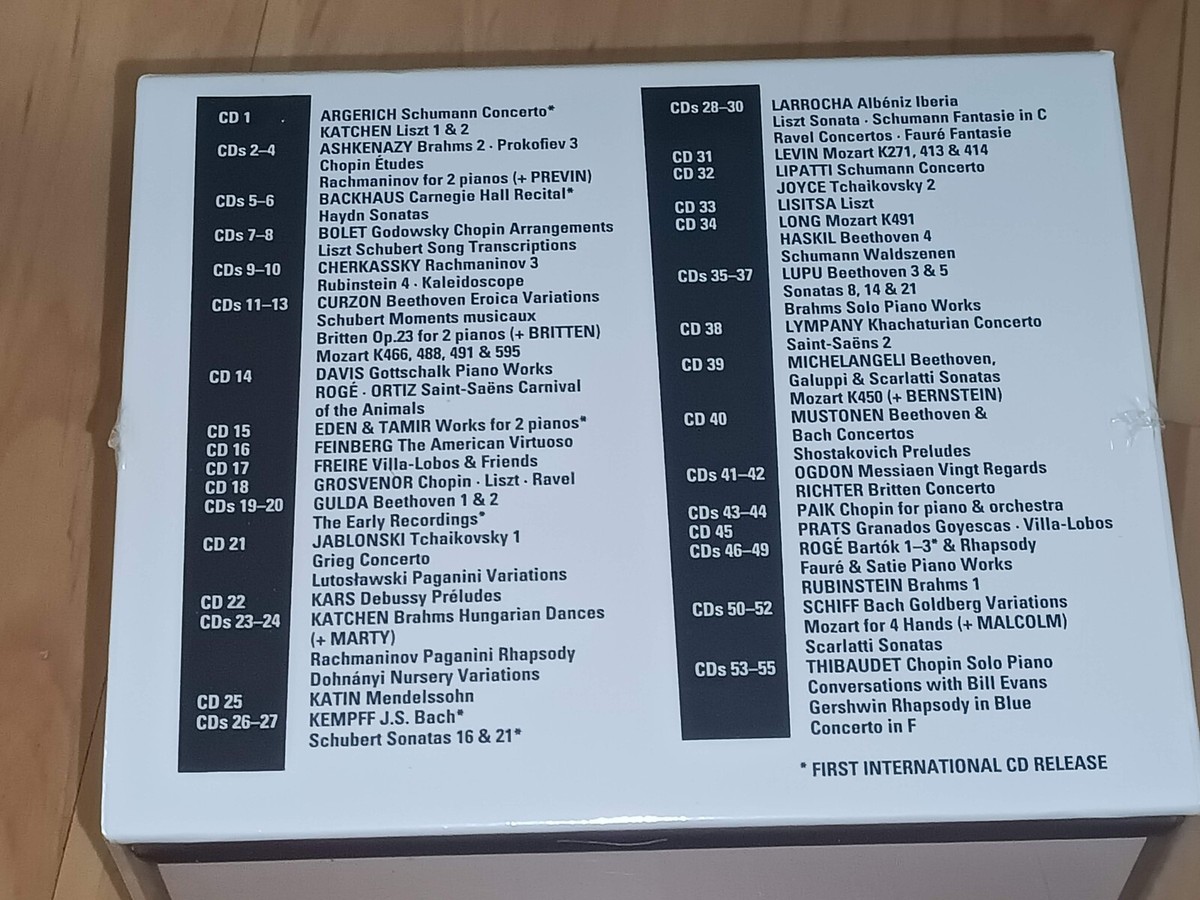 Decca Sound - The Piano Edition 55CD 2017 BOX SET NEW 28948322435