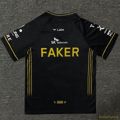 2025 LCK Team T1 Uniform Jersey S15 T-Shirt Faker Five-star Short