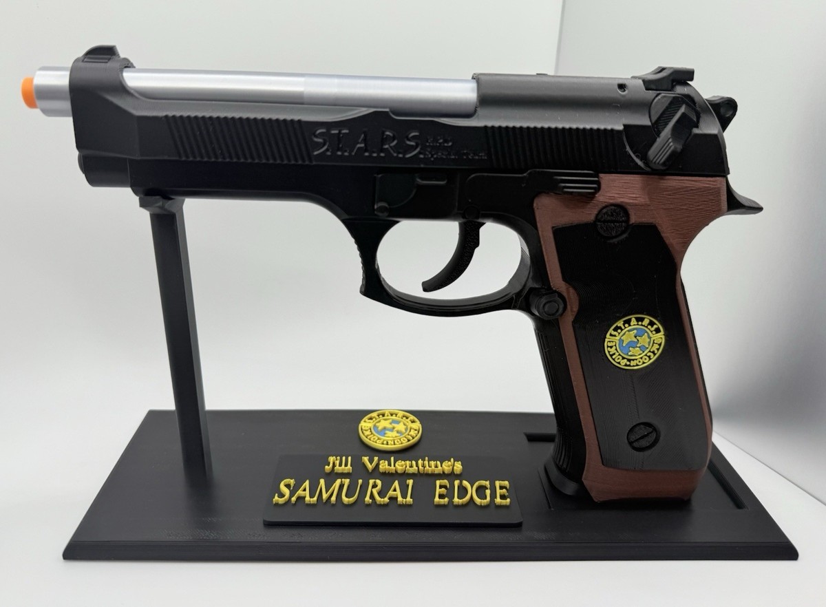Resident Evil Samurai Edge Prop With Stand | Jill Valentine | 3D