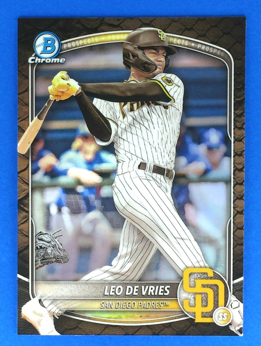 2025 BOWMAN CHROME LEO DE VRIES #BCP-59 Baseball CARD PADRES