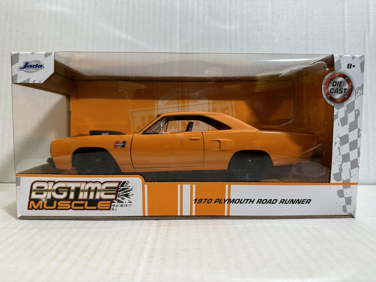 JADA BIGTIME BTM 1970 PLYMOUTH ROAD RUNNER ORANGE 1:24 DIECAST