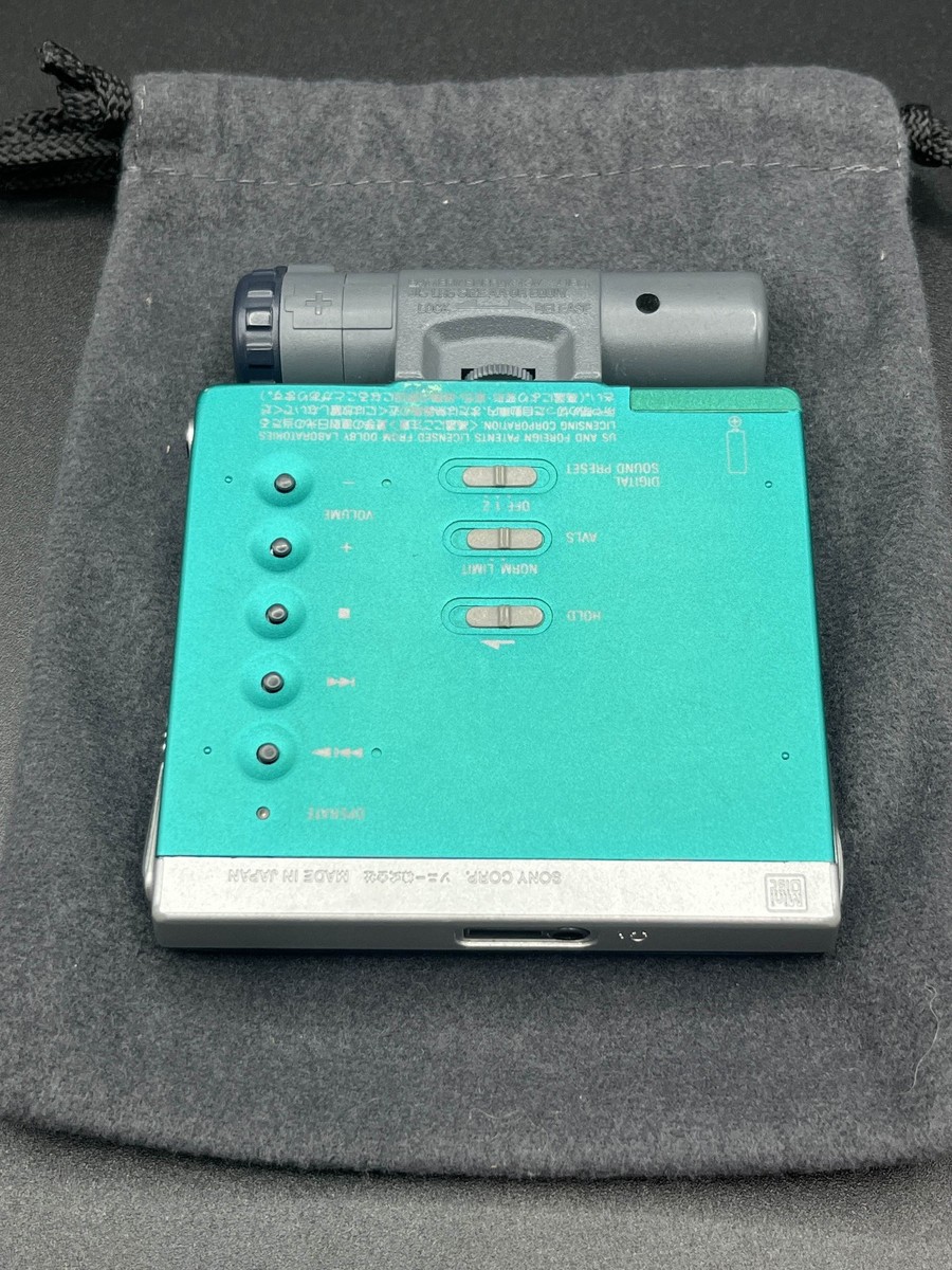 Sony MZ-E75 Walkman MiniDisc MD Player Green - Working | eBay