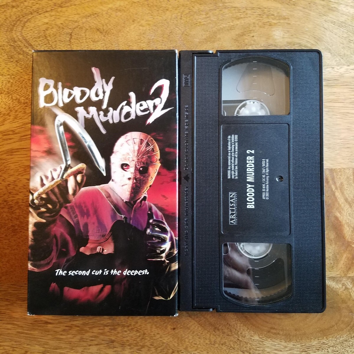 Bloody Murder 2 VHS 2003 Horror Slasher Cult Gore Movie Film Rare