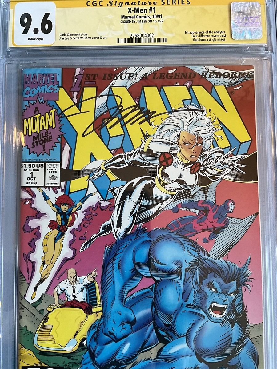 X-Men #1 Oct 1991 CGC 9.6 Signed By Jim Lee | eBay