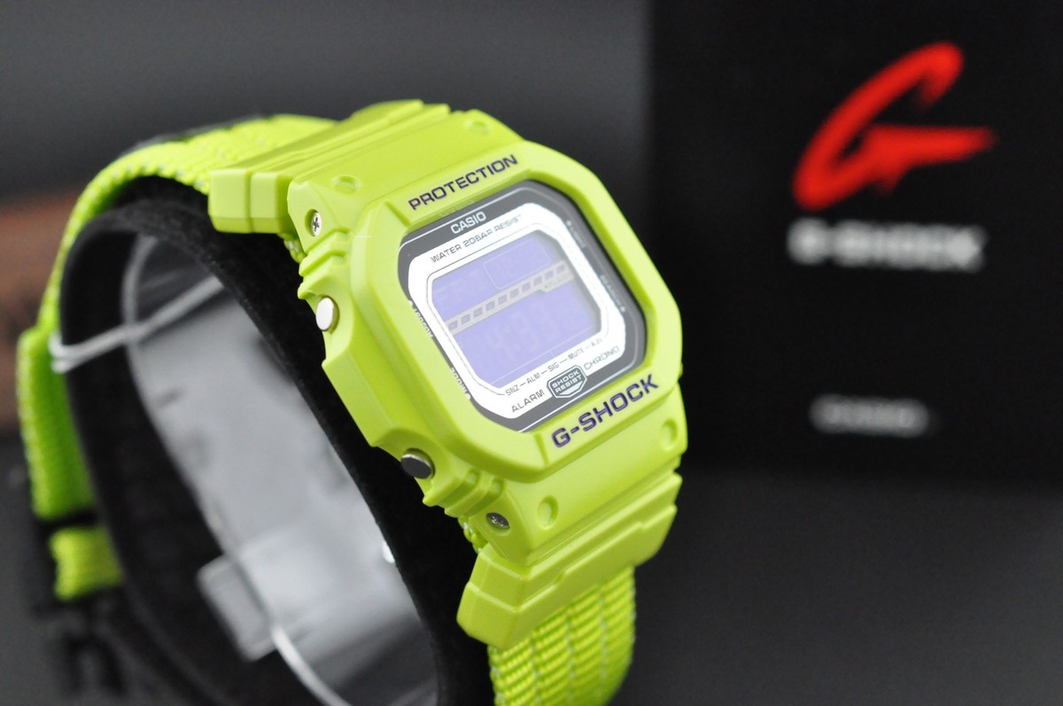 Casio G-Shock G-Lide GLS-5600V-3 World Time Watch - Rare Edition