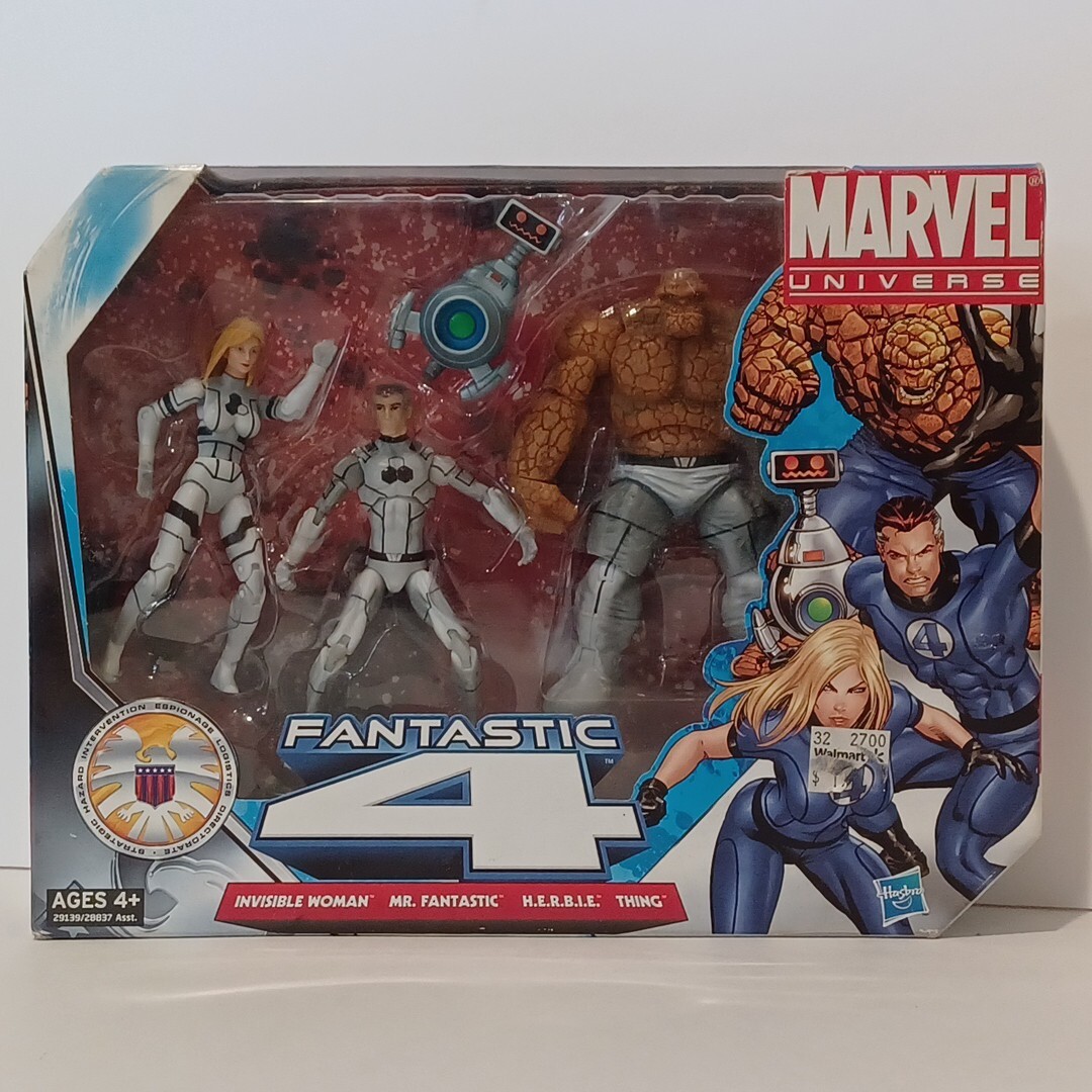 Hasbro MARVEL UNIVERSE FANTASTIC FOUR 4 Pack 3.75 Figures NEW