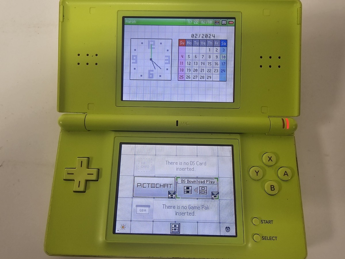 Nintendo DS Lite Lime Green PLEASE READ | eBay