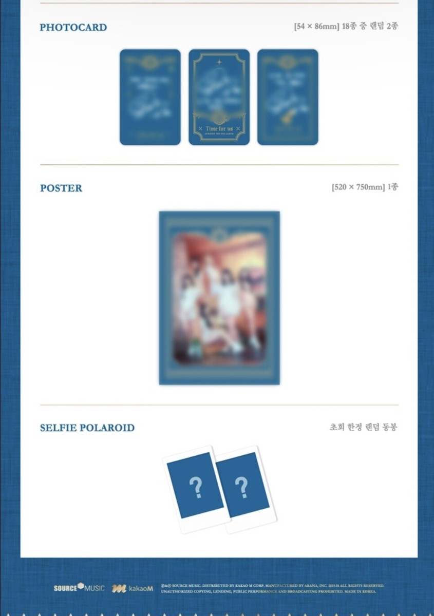 Gfriend - Time For Us 2nd Album LIMITED Ver. Brand New & Sealed