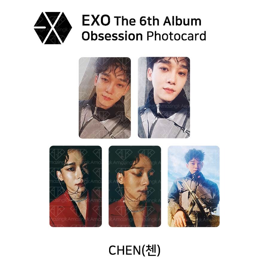 EXO 6th Album OBSESSION Official Photocard CHEN | eBay