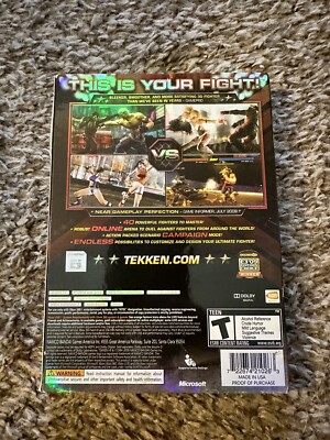 Tekken 6 Xbox 360 W/ Limited Edition Slip Cover 722674210263| eBay