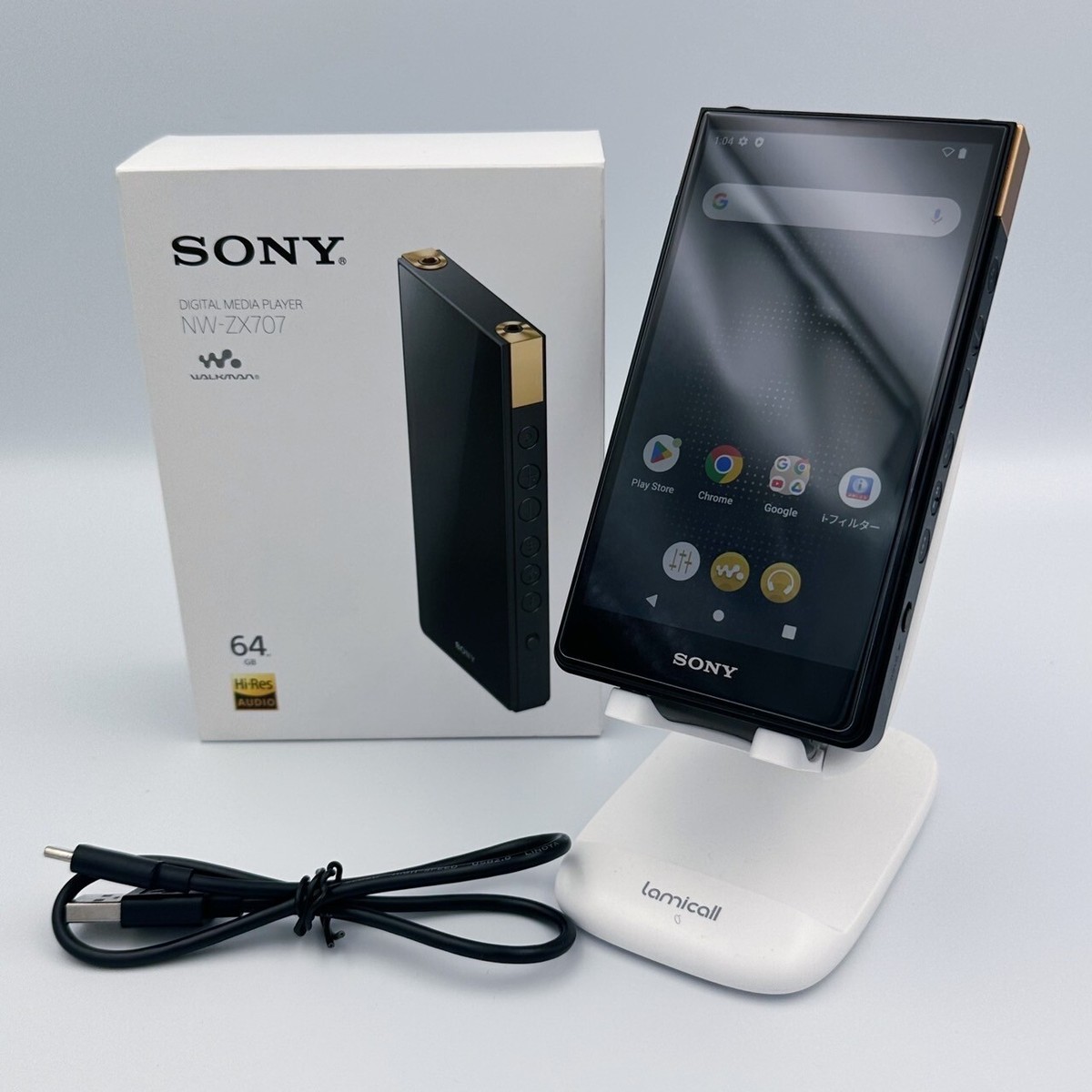 SONY NW-ZX707 WALKMAN 64GB Hi-Res ZX Series Black Audio Player