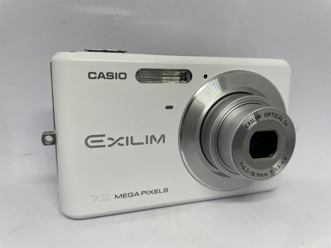 CASIO Digital Camera EXILIM ZOOM White EX-Z77 WE 7.2MP Optical 3x