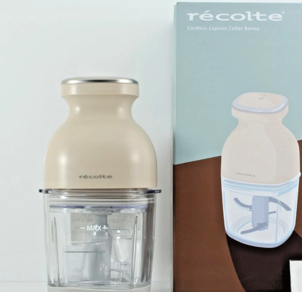 Recolte Cordless Capsule Cutter Bonne RCP-7 Cream White 8 roles in