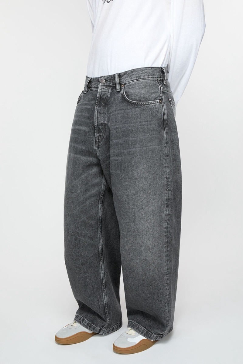 Acne Studios 1989 Ash Black Loose Fit Jeans 29/32 New | eBay