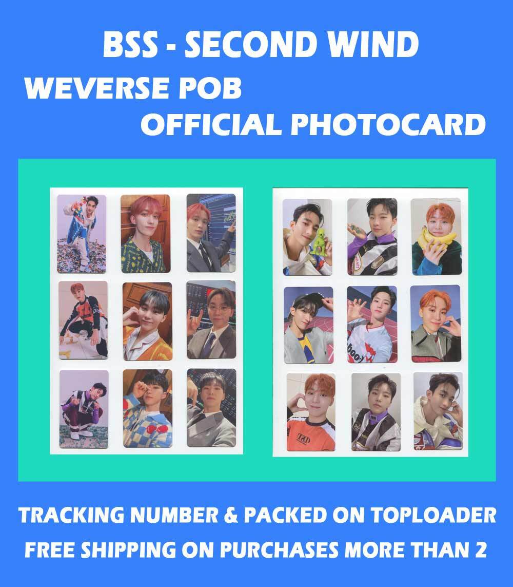 BSS SEVENTEEN [SECOND WIND] WEVERSE POB LUCKY DRAW EXCLISIVE
