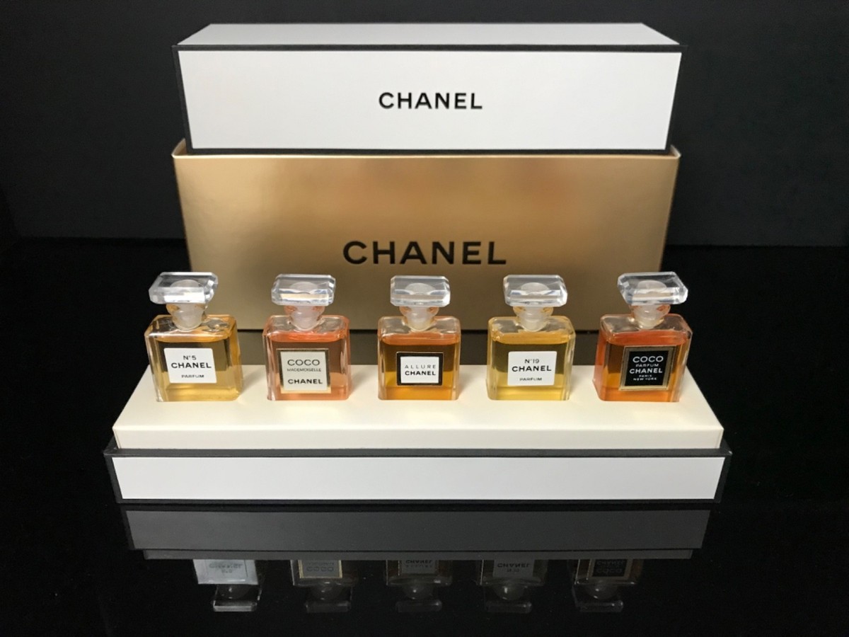 Chanel Gold Set Fragrance Wardrobe: No.5, Coco Mademoiselle