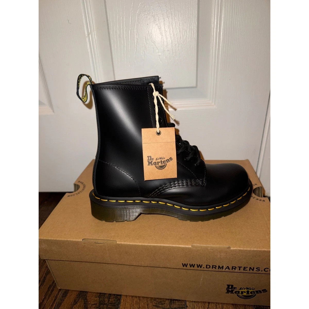 Dr.Martens 1460 Black Smooth Boots for Women for sale | eBay