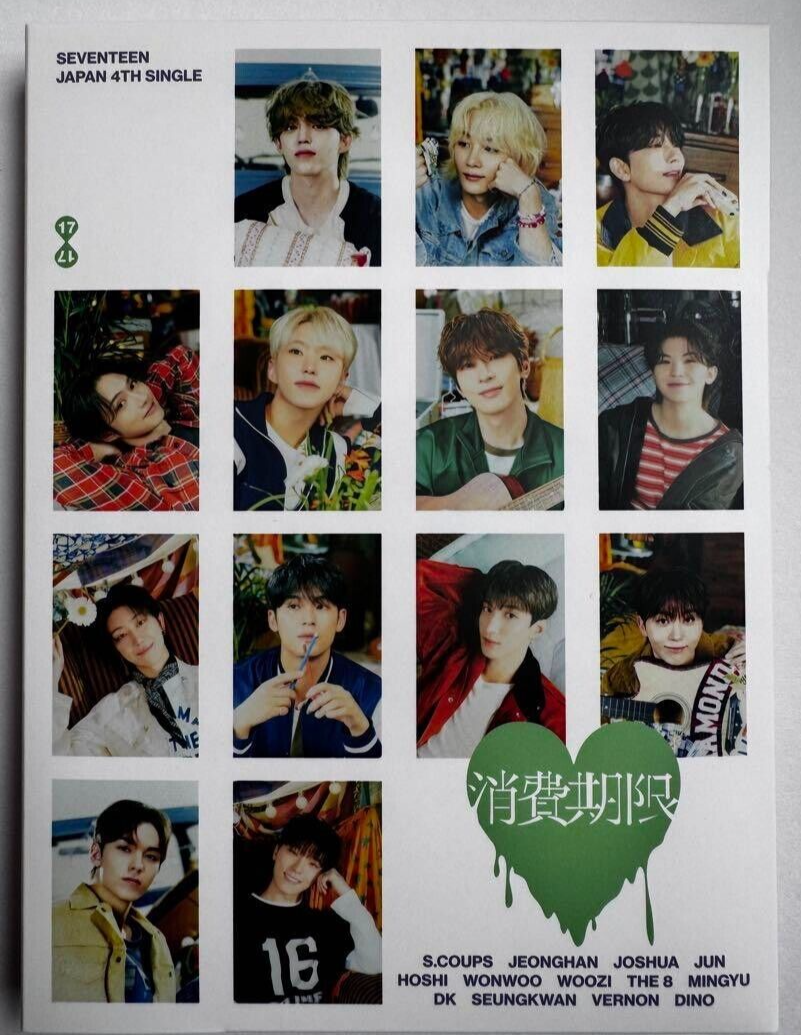 SEVENTEEN VERNON JAPAN SINGLE SHOHIKIGEN CARAT ver CD & PHOTOCARD