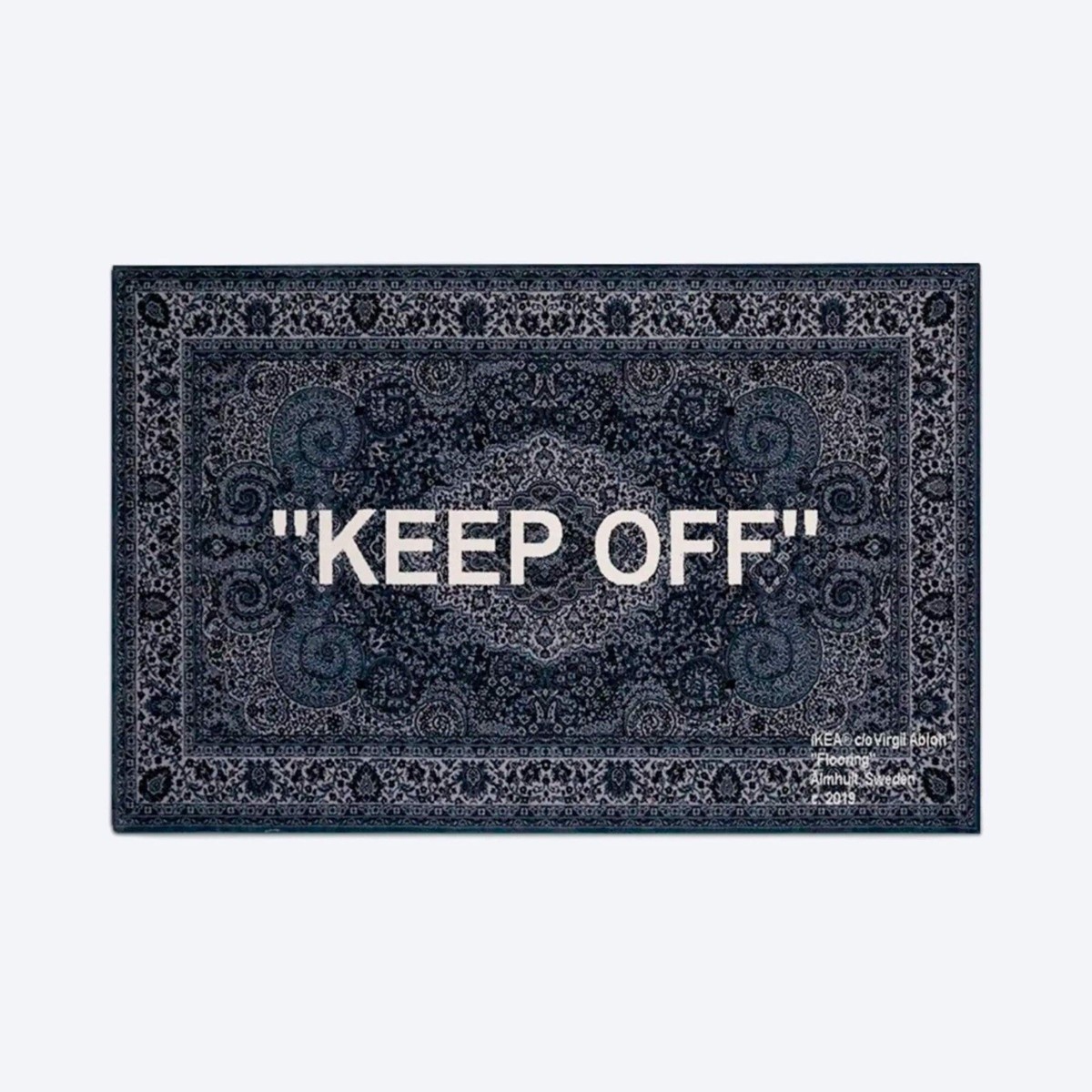 Virgil Abloh x IKEA “KEEP OFF” rug 200 X 300 cm Off-White *BRAND