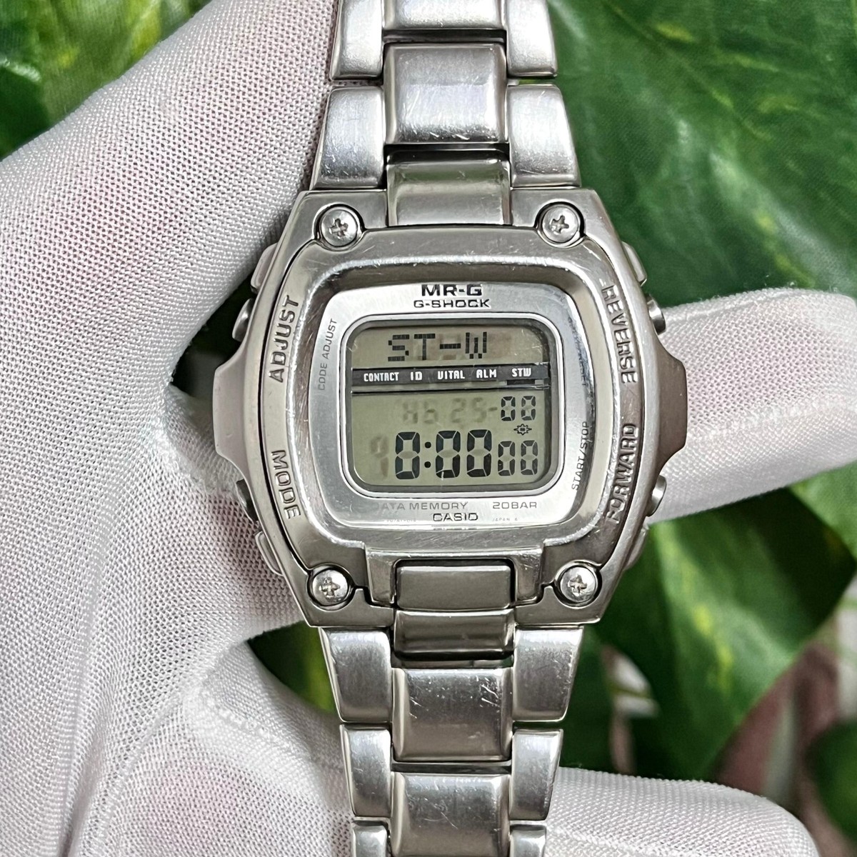 Vintage Casio MR-G Digital G-Shock 20 Bar Japan Made Men Watch MRG