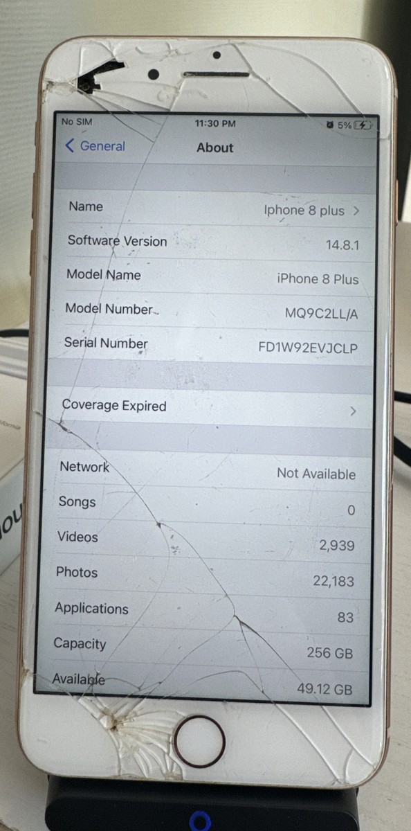 Apple iPhone 8 Plus - 256GB - Gold (Verizon) A1864 (CDMA + GSM) | eBay