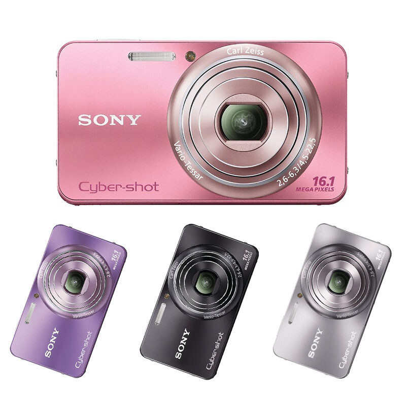 Sony Cyber-shot DSC-W570 16.1MP Digital Camera 5x Zoom w/SD Card