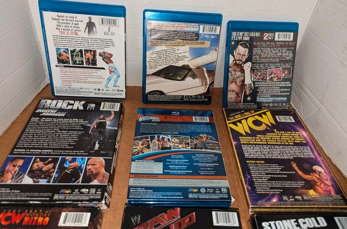 WWE WCW DVD / Blu-Ray Lot | eBay