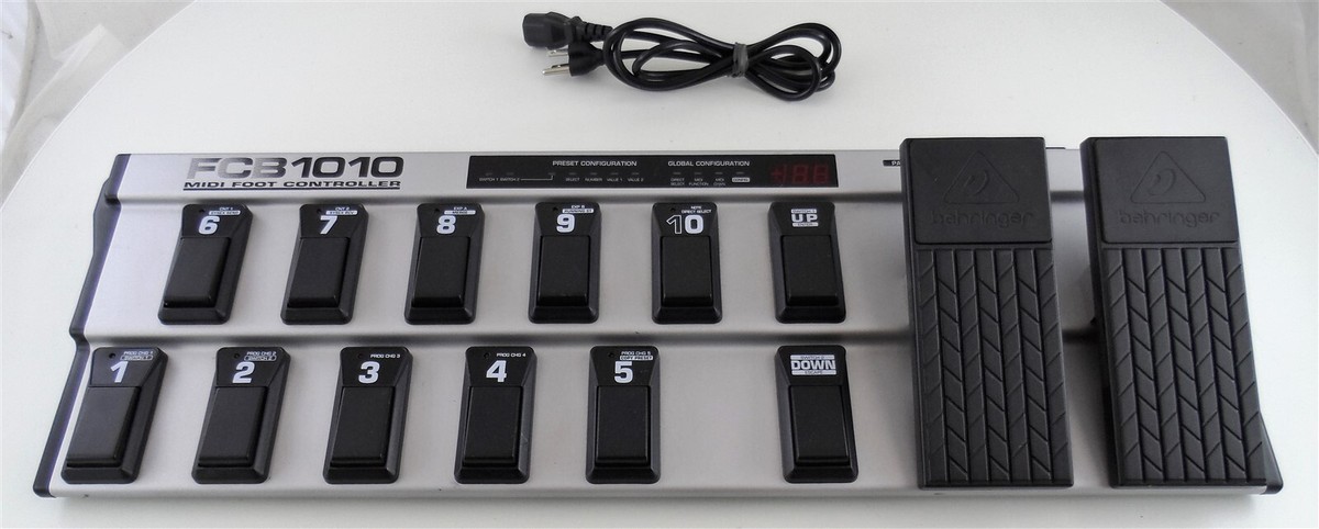 Behringer FCB1010 Midi Foot Controller with Power Cable Used | eBay