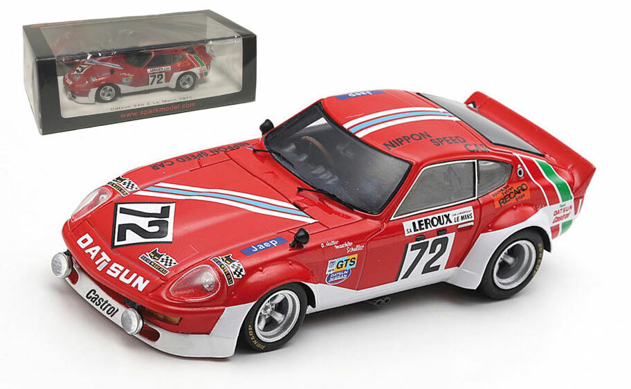Spark S3581 Nissan Datsun 240Z #72 'Andre Haller' Le Mans 1975 - 1
