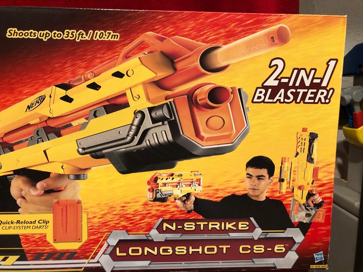 Nerf N-Strike Longshot CS-6 2-in-1 Blaster / Brand New MINT | eBay
