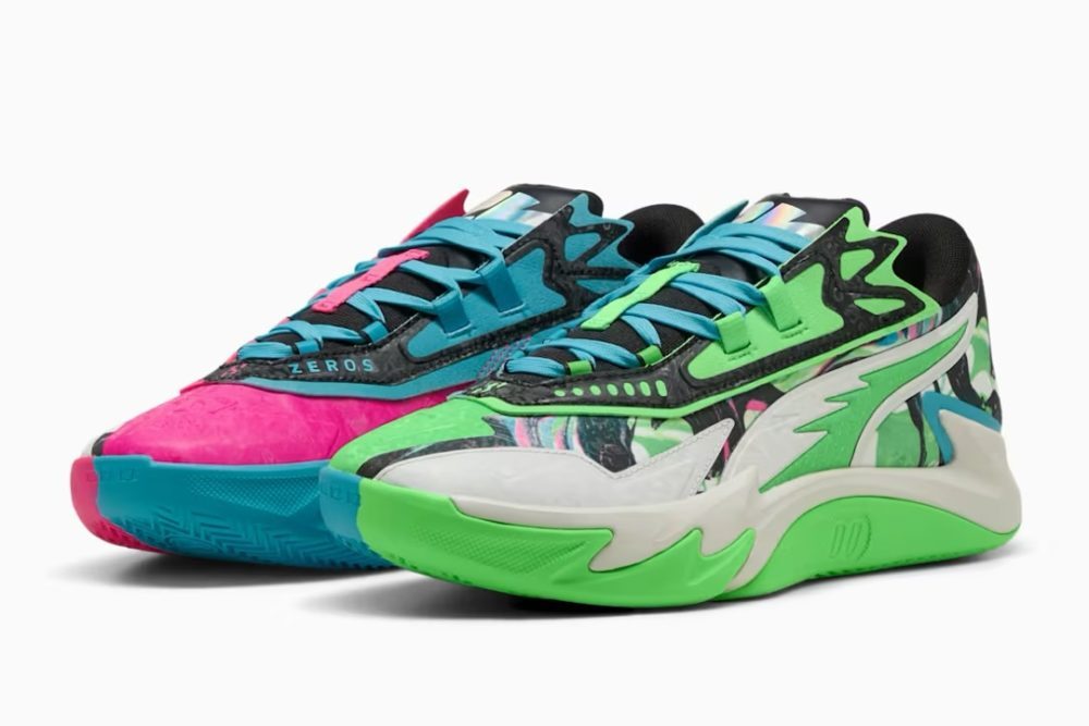 311349-01 NBA 2K Puma Scoot Zeros 2 Bright Aqua Feather Gray