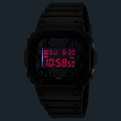 CASIO G-SHOCK DW-5600STT-1JR 5600 SERIES Stranger Things Black