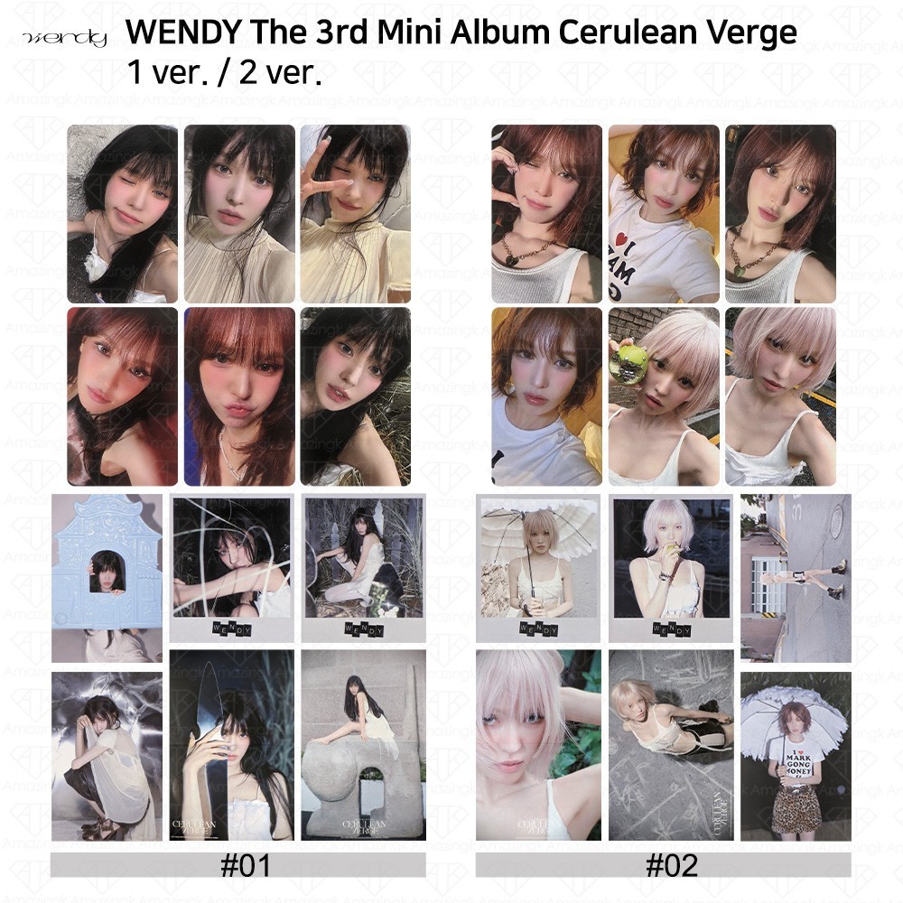 WENDY RED VELVET 3rd Mini Album Cerulean Verge Official Photocard